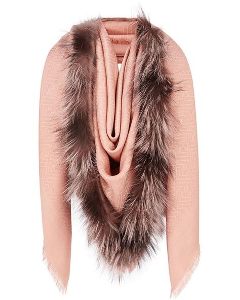 fendi scarf pinterest|fendi touch of fur shawl.